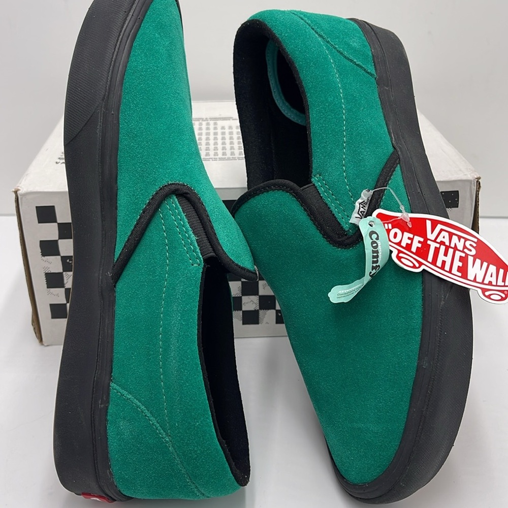 Vans WMNS Classic Slip-On Comficush Ultimate Green Sneakers - Picture 11 of 16